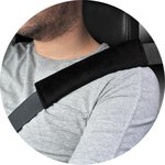 Seat belt protection cover - set of 2 pieces
