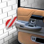 Car door bumper for garage
