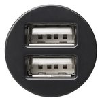 USB charger mini 2-way type A 12V/24V 3100mA