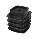 Corner steady plates stackable set of 4 pieces