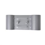 Nose wheel clamp for rotary clothes dryer