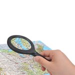 Magnifying glass with COB lighting