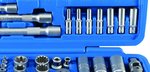 Socket Set Gear Lock 6.3 mm (1/4) drive / 10 mm (3/8) / 12.5 mm (1/2) 192 pcs.