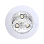 Ceiling light / surface-mounted luminaire 3-leds 12V 290lm ø95x25mm