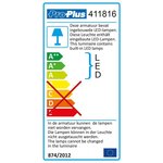 Surface-mounted luminaire 48-leds 12V 640lm 38x288x127mm