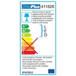 Surface mounted spotlight 15-leds 12V 200lm Ø70x12mm