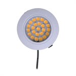 Recessed spotlight 24-leds 12V 220lm Ø65x11mm