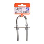 U-bolt 8x100mm, A2 RVS AISI 316