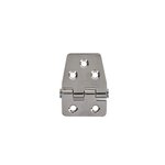 Hinge, 58x40mm, A2 RVS AISI 316, 5 hole