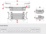 Air Operated Hydraulic Jacking Beam 2 Ton