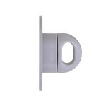 Plastic twist lock for oval eye