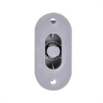Plastic twist lock for oval eye