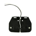 Side marker light 10-30V orange 110x45mm LED with holder