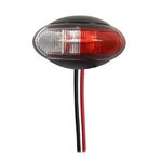 Outline marker lamp 10-30V red/white 60x34mm LED