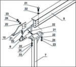 Mobile gantry crane 1 ton