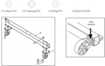 Mobile gantry crane 1 ton