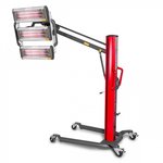 Infrared paint dryer with 3 lamps