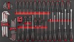Black 8-drawer Jumbo Trolley with 610pcs tools (EVA)