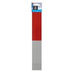 Reflective tape 5x30cm red/white set of 2 pieces