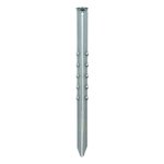 Tent peg 40cm ribbed metal