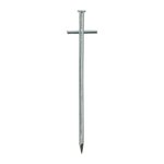 Rock pin 17cm metal with welded-on cross pin