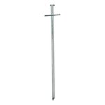 Rock peg 23cm metal with welded-on cross pin