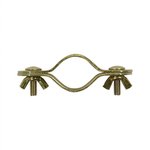 Double roof support clamp 25-28mm