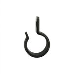 Tent clip for tent pole 20-25mm with slot black