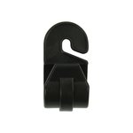 Tent clip for tent pole 19-22mm with hook
