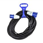 Cable tie with handle for CEE extension cable