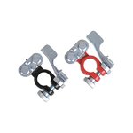 Battery terminal clamp set (+) and (-) with quick release red/black