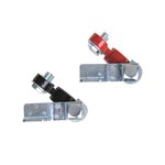 Battery terminal clamp set (+) and (-) with quick release red/black