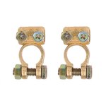 Battery terminal clamps set (+) and (-) 35-50mm