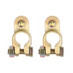 Battery terminal clamps set (+) and (-) with bolt