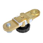 Battery terminal clamp (-) with circuit breaker flat