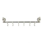 Rod with 6 hooks and suction cups white 6kg