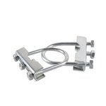 Clamp 48mm for nose wheel + 2x U-bracket 60/70mm