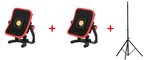 Double flow led work light 2 x 50 w