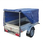 Tail construction metal for trailer 2060x1140x900mm