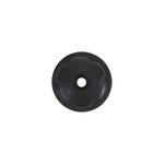Button cleat L round plastic 10 pieces in blister