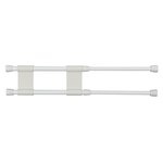 Locking rods double extendable 25.5-43cm