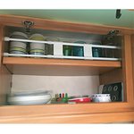 Double cupboard bar extendible 25.5-43cm