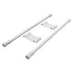 Locking rods double extendable 41-71cm