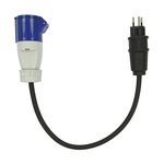 Adapter cable 40cm from Swiss plug to CEE