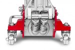 Hydraulic jack on wheels - alu/steel - 1.5 t