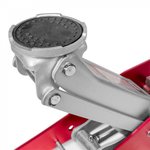Hydraulic jack on wheels - alu/steel - 1.5 t
