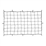 Elastic trailer and cargo net 90x150cm with plastic hooks