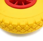 PU tyre with plastic rim 10- 3.00-4
