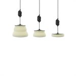 Hanging LED lamp foldable silicone white Ø15cm