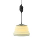 Hanging lamp LED foldable silicone white dia 15cm